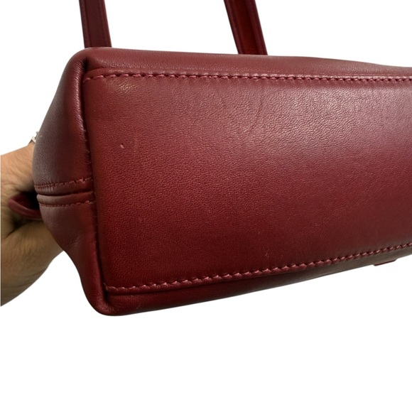 Vintage (2004) Coach Red Leather Legacy Hobo Crossbody Bag Purse No. G040-9136 - Picture 13 of 16